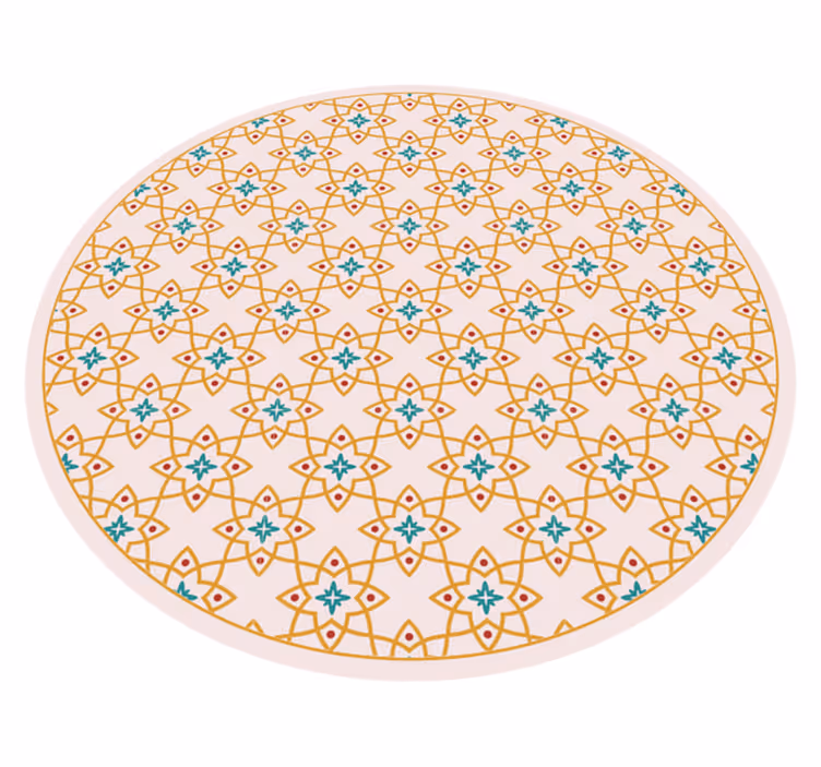 Alfombra vinílica cocina arreglo de mosaico vibrante - TenVinilo