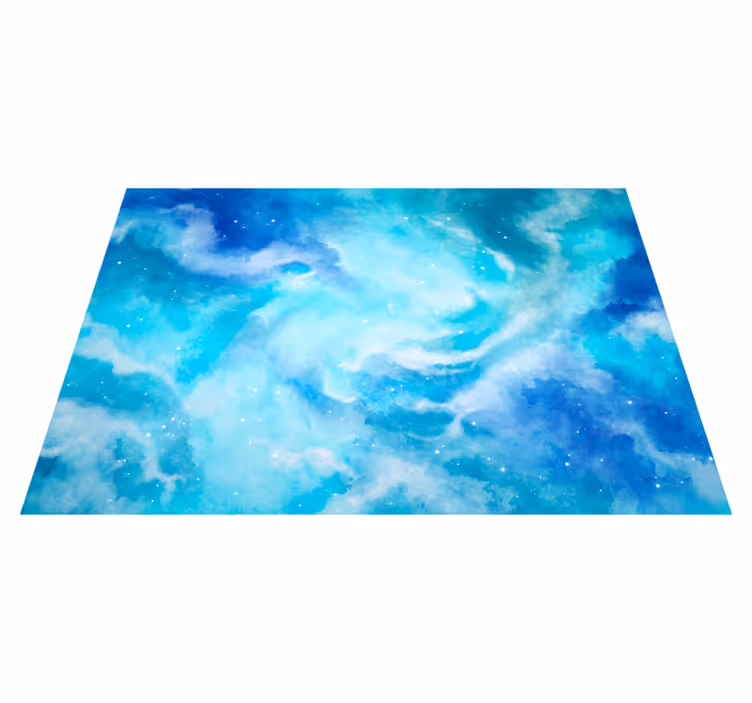 Alfombra vinílica dormitorio aquarela - TenVinilo