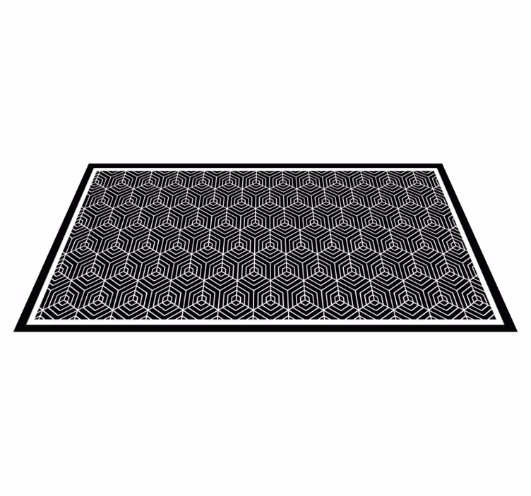 Alfombra vinílica baño hidráulica mosaico minimalista - TenVinilo