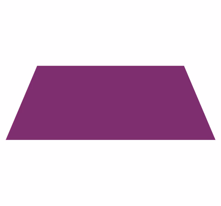 Alfombra vinílica rectangular morada - TenVinilo