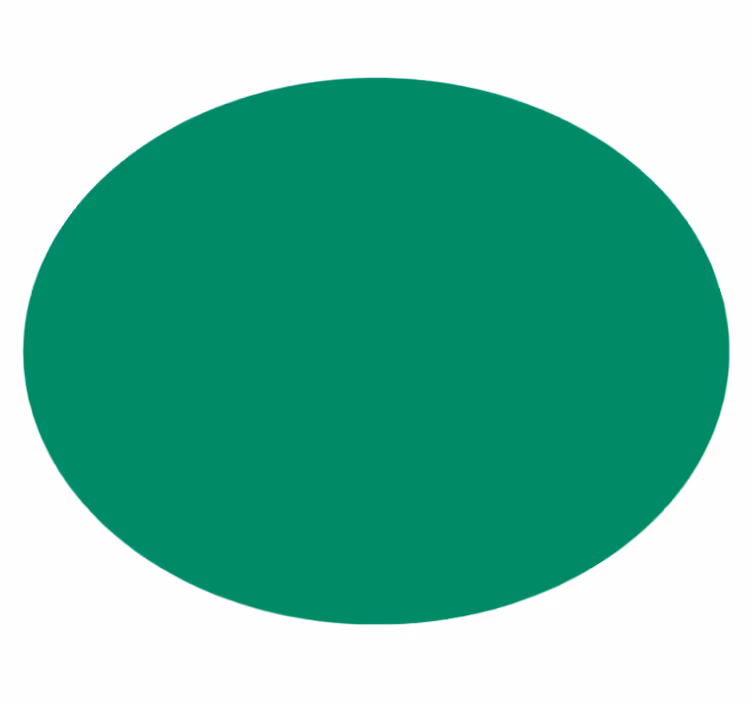 Alfombra vinílica redonda verde vibrante - TenVinilo