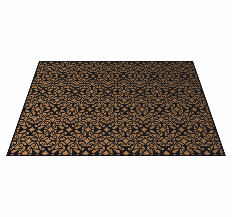 Alfombra vinílica textura elegantes patrones de remolino - TenVinilo