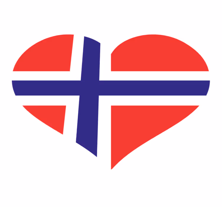 Alfombra vinílica dormitorio diseño de love norway - TenVinilo