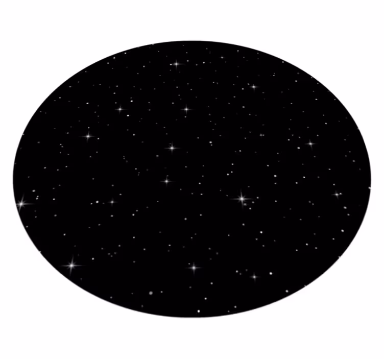 Alfombra vinílica estrellas visión nocturna estrellada - TenVinilo