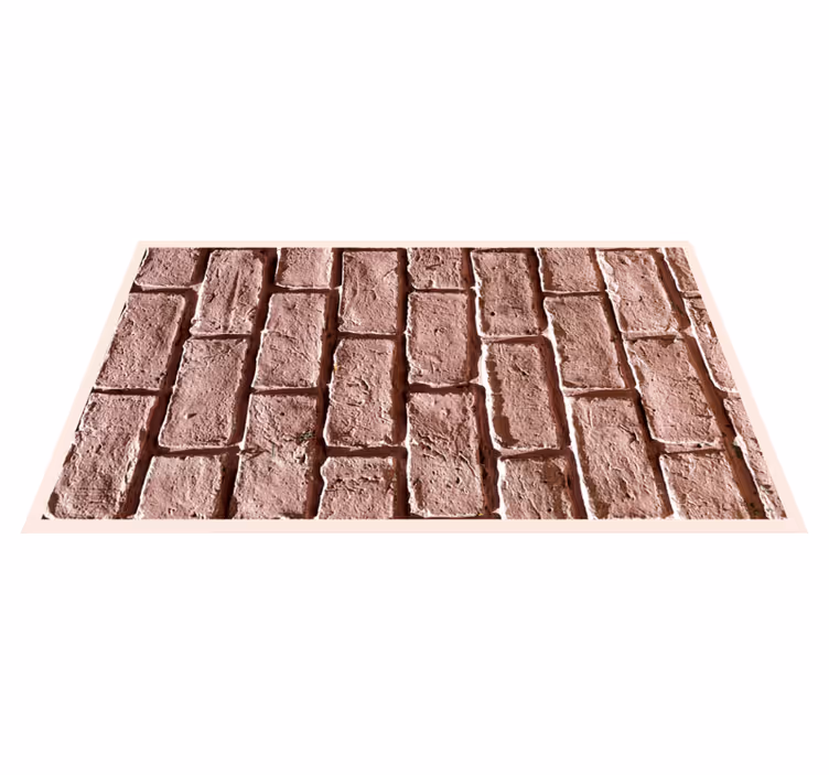 Alfombra vinílica textura piedra Piedra rústica marrón con textur - TenVinilo