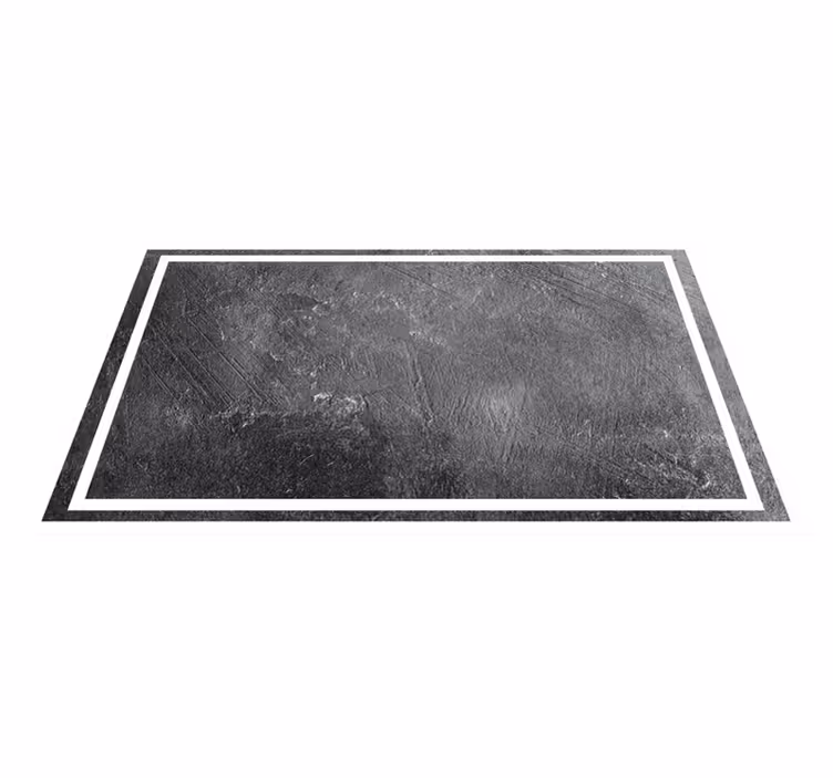 Alfombra vinílica imitación efecto terroso negro - TenVinilo