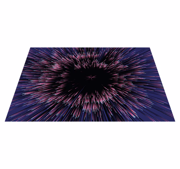 Alfombra vinílica imitación efecto de ráfaga dinámica - TenVinilo