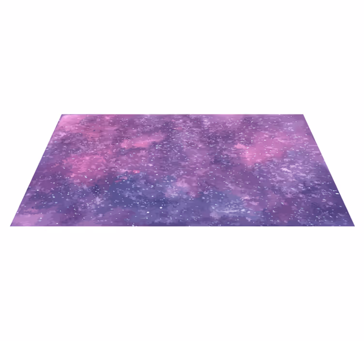 Alfombra vinílica estrellas vista de galaxia estrellada - TenVinilo