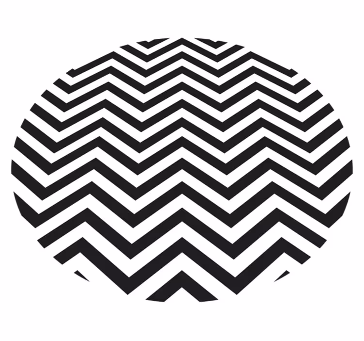 Alfombra vinílica geométrica chevron - TenVinilo