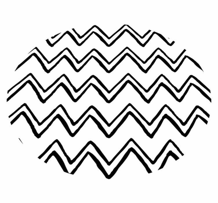 Alfombra vinílica minimalista con patrón abstracto ondulado - TenVinilo