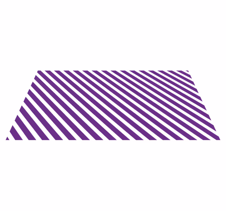 Alfombra vinílica rayas camino a rayas morado - TenVinilo