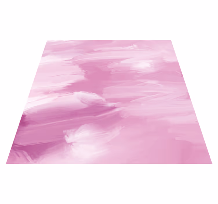 Alfombra vinílica imitación tonos rosa suave - TenVinilo