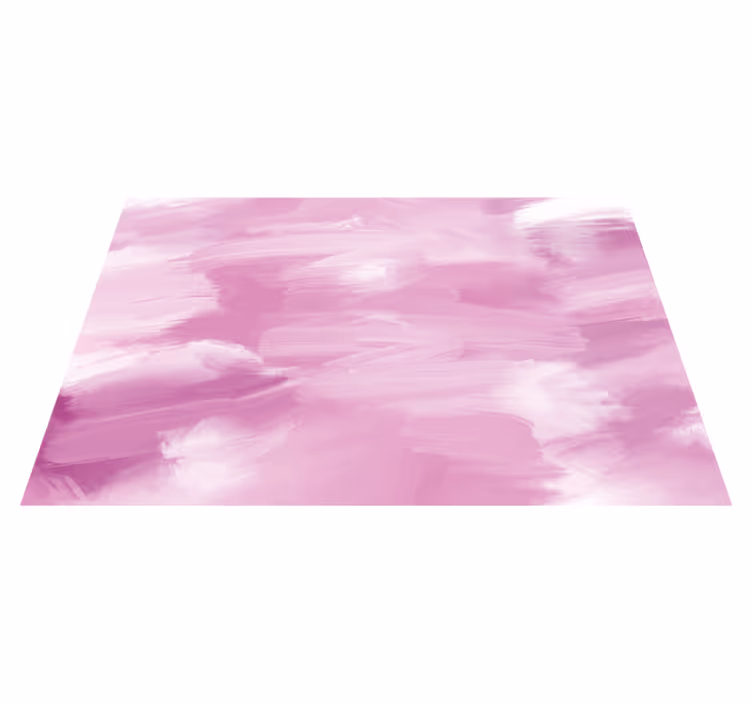 Alfombra vinílica imitación tonos suaves de rosa - TenVinilo