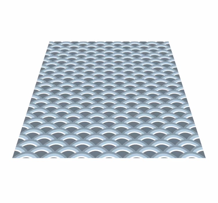 Alfombra vinilo cuadrada Patrón de piel de serpiente azul - TenVinilo