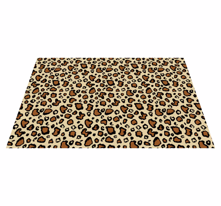 Aflombra vinílica animales Estampado animal de leopardo clásico - TenVinilo