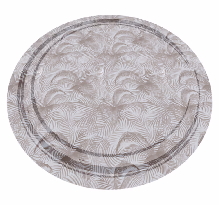 Alfombra vinílica flores superposición botánica - TenVinilo