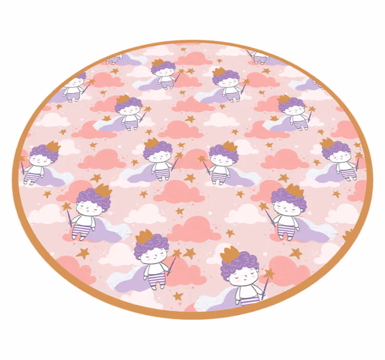 Alfombra vinílica infantil reino de las nubes mágicas - TenVinilo