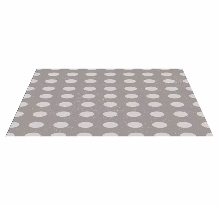 Alfombra vinílica rayas patrón de lunares - TenVinilo