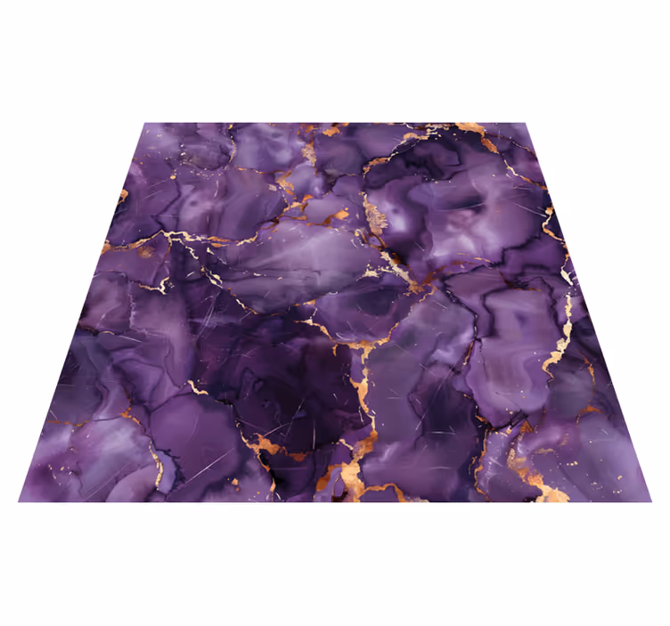 Alfombra vinílica imitación mármol color púrpura - TenVinilo