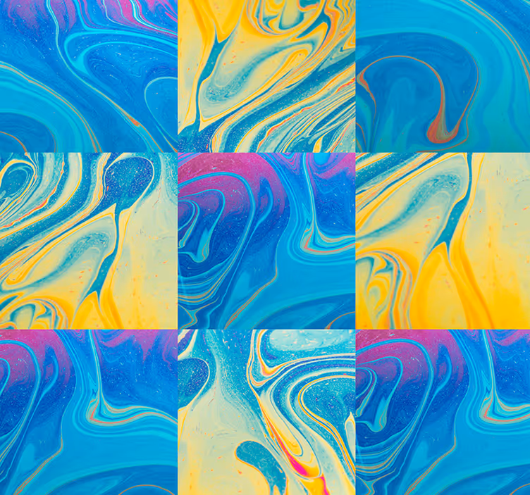 Papel tapiz abstracto remolinos de mármol - TenVinilo