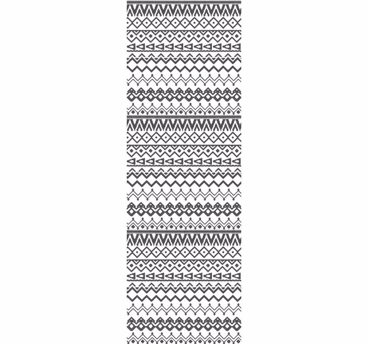 Papel tapiz nórdico motivo geométrico gris y blanco - TenVinilo