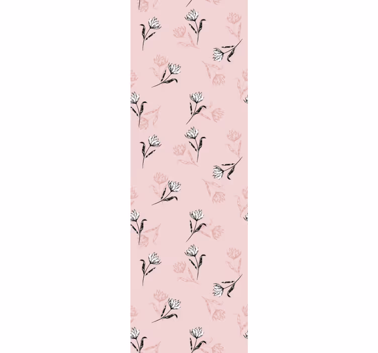 Papel tapiz flores elegancia floral atemporal - TenVinilo