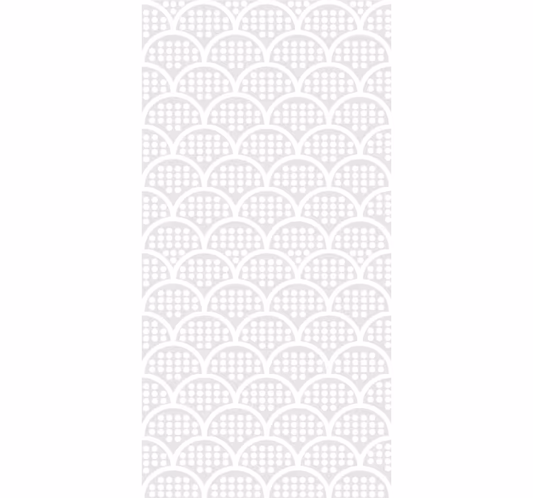 Papel tapiz recámara matrimonial patrón elegante gris curvo - TenVinilo