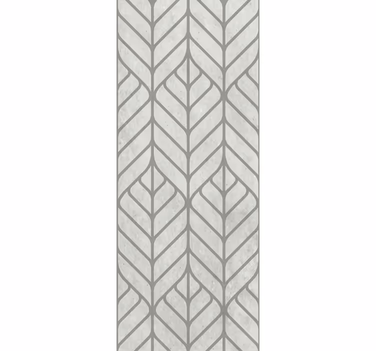 Papel tapiz para sala diseño geométrico frondoso - TenVinilo