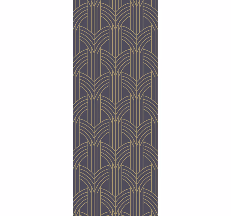 Papel tapiz para sala estilo art déco - TenVinilo
