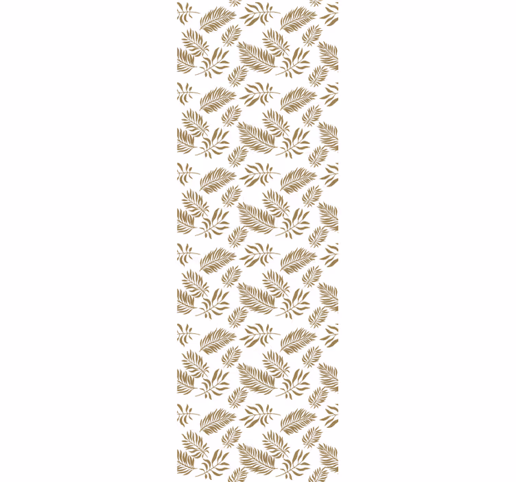 Papel tapiz floral arreglo de vegetación tropical - TenVinilo