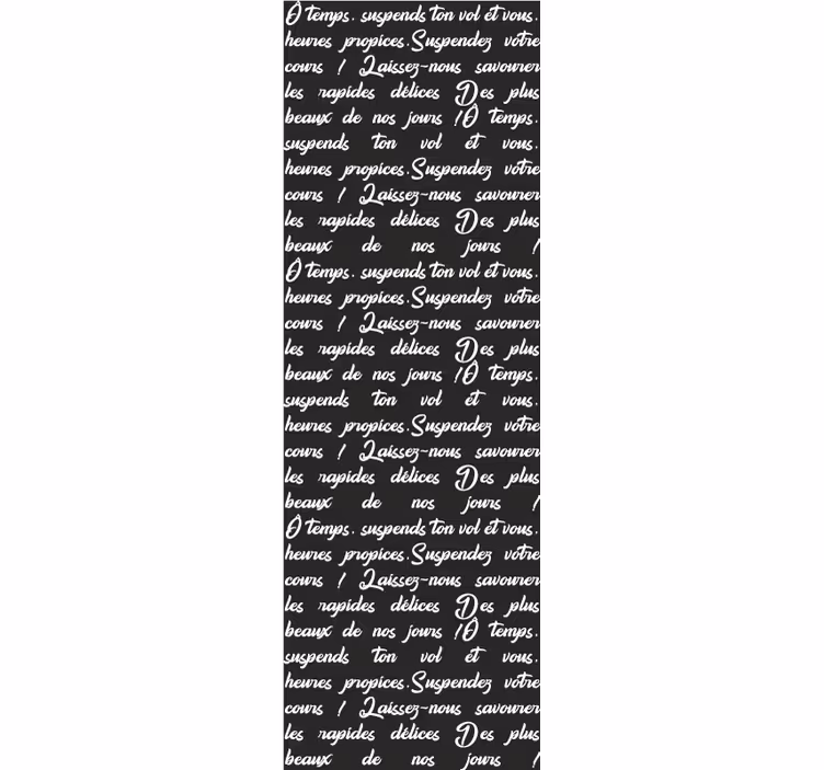 Papel tapiz letras tipografía de escritura elegante - TenVinilo