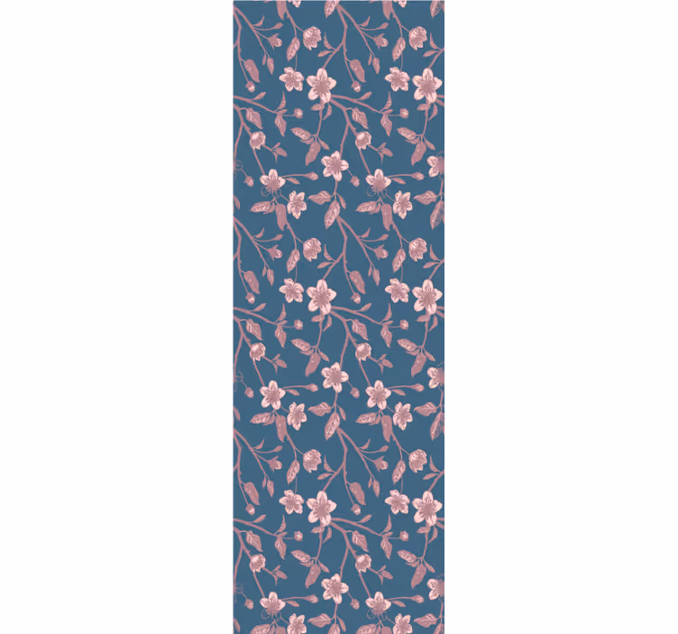 Papel tapiz flores ramas de cerezo rosa - TenVinilo