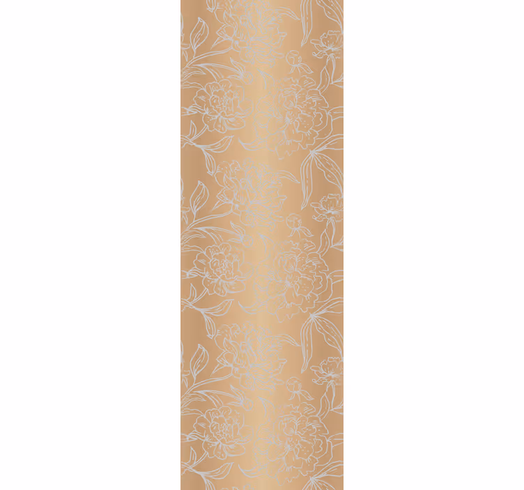 Papel tapiz floral delicados acentos florales - TenVinilo