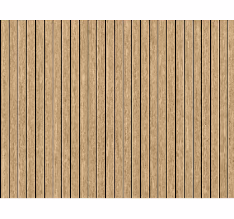 Papel tapiz para sala listones de madera verticales - TenVinilo