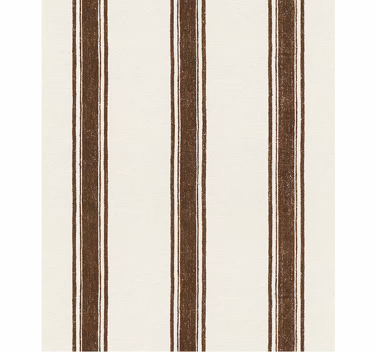 Papel tapiz geométrico líneas verticales marrón - TenVinilo