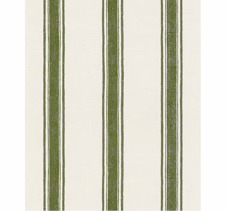 Papel tapiz geométrico líneas verticales verde musgo - TenVinilo