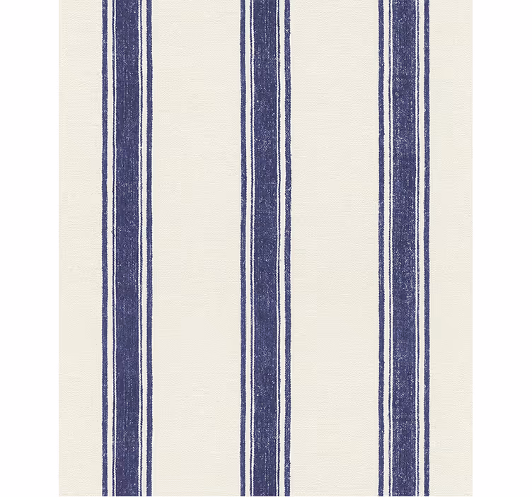 Papel tapiz geométrico líneas verticales azul marino - TenVinilo
