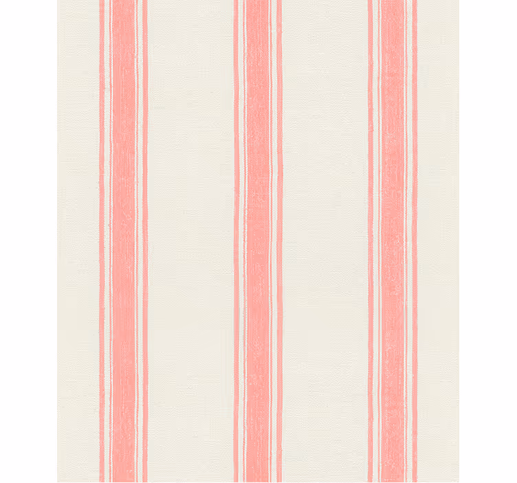 Papel tapiz geométrico líneas verticales rosa pastel - TenVinilo
