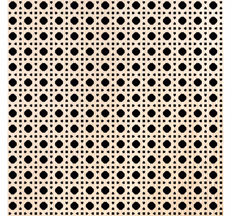 Papel tapiz para sala mimbre marrón claro - TenVinilo