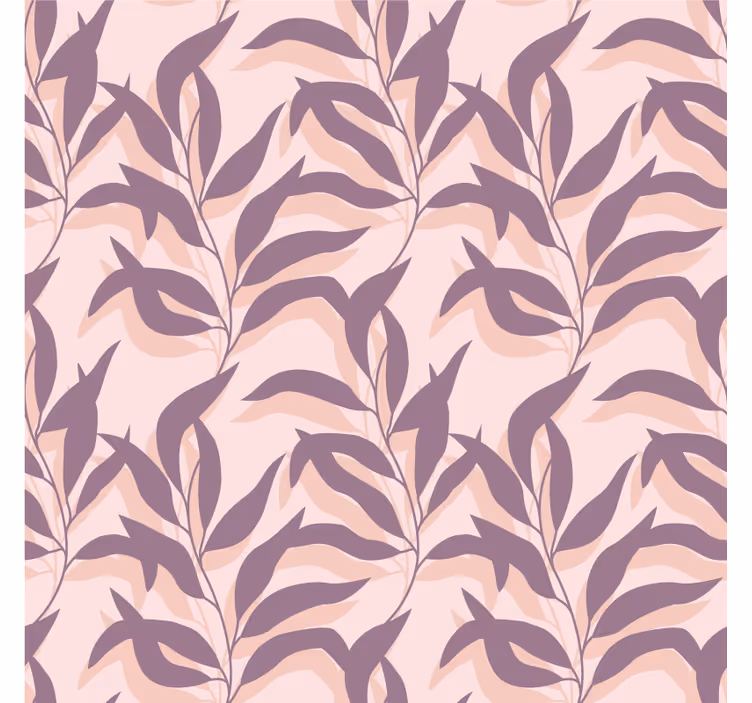 Papel tapiz para recámara palma tropical rosa - TenVinilo