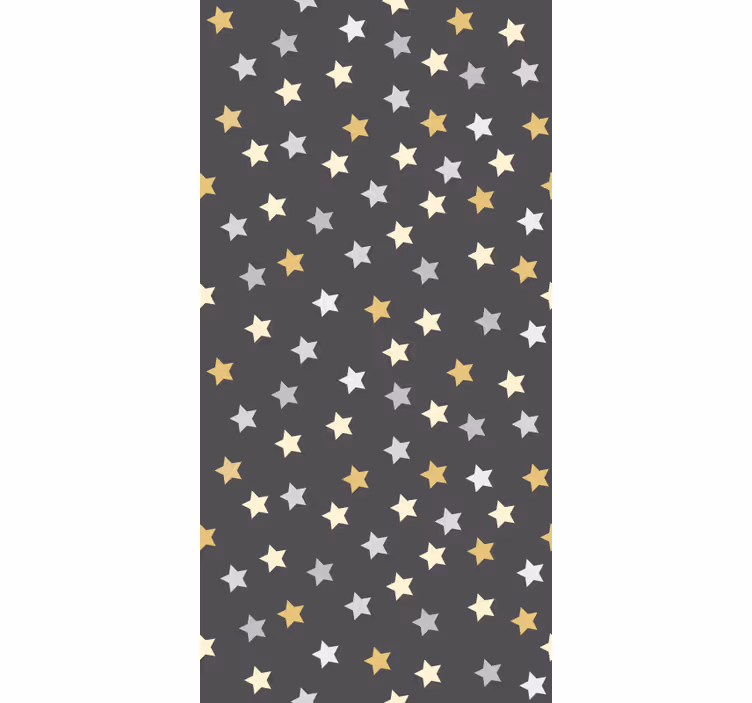 Papel tapiz para recámara estrellas doradas kallax - TenVinilo