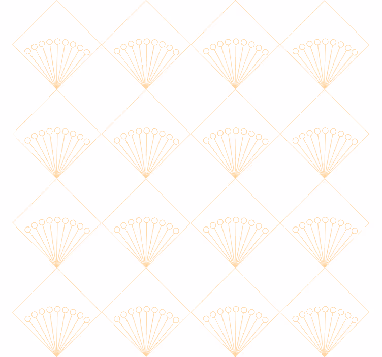 Papel tapiz para sala arte déco blanco - TenVinilo