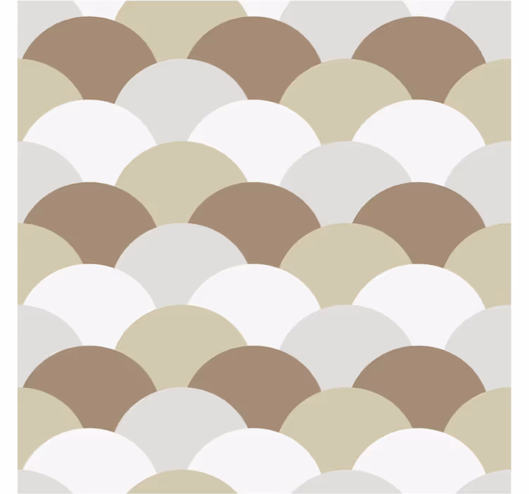 Papel tapiz para recámara escamas marrones - TenVinilo