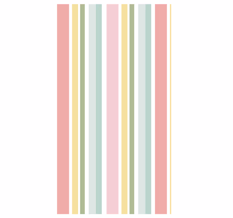 Papel tapiz textura diseño de rayas pastel horizontales - TenVinilo