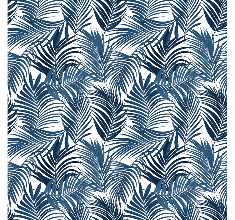 Papel tapiz para recámara hojas tropicales - TenVinilo