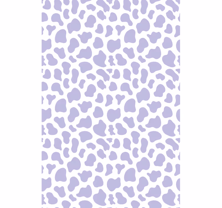 Papel tapiz animales estampado de vaca morada - TenVinilo
