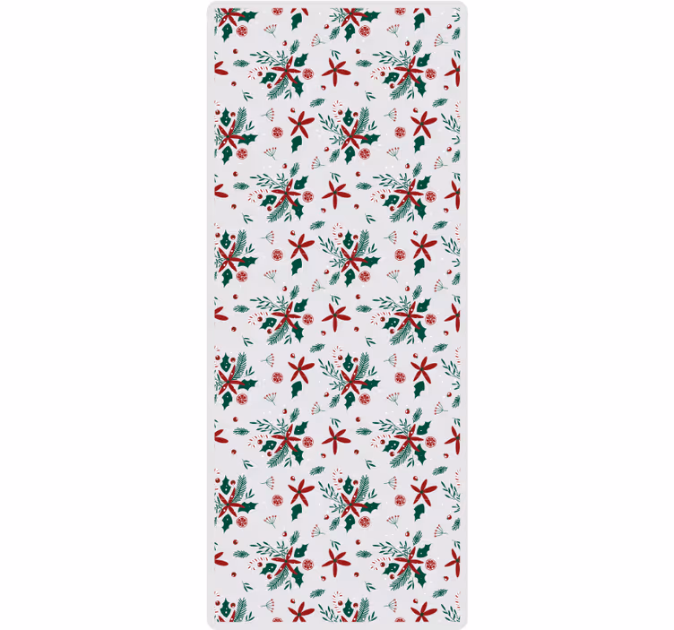 Papel tapiz navidad hermoso patrón navideño - TenVinilo