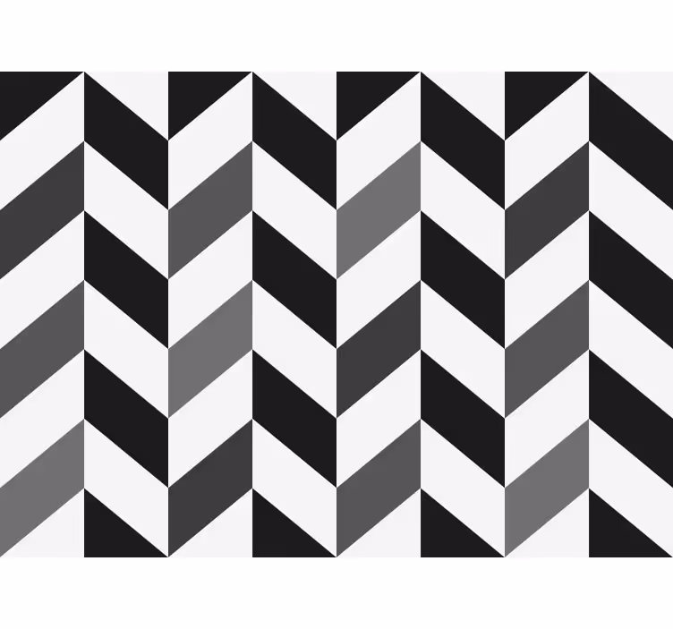 Papel tapiz oficina chevron en contraste - TenVinilo