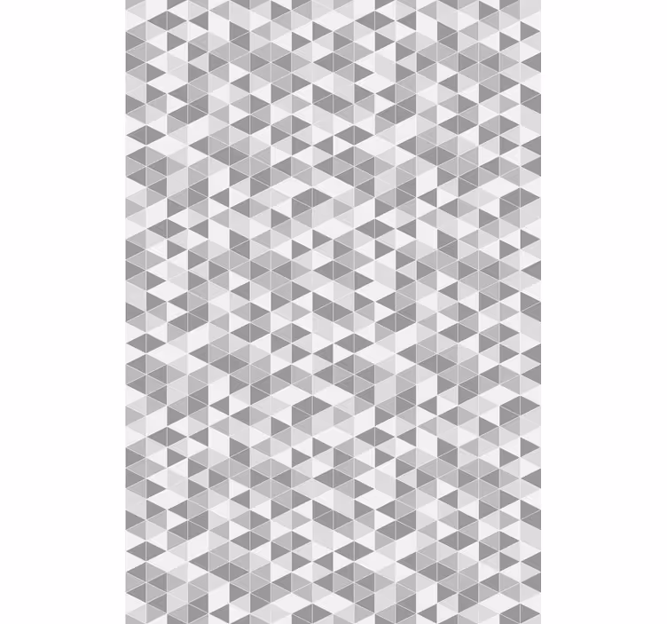 Papel tapiz comedor patrón triangular geométrico - TenVinilo