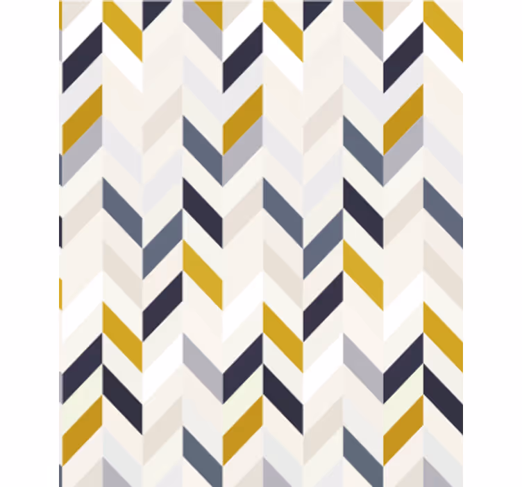 Papel tapiz comedor chevron en patrón zigzag - TenVinilo